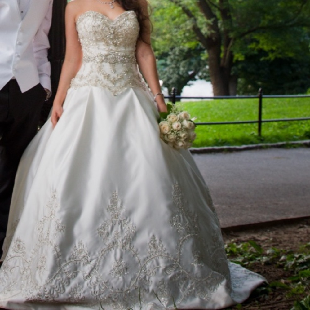 Gorgeous Yvory ballgown Wedding Dress